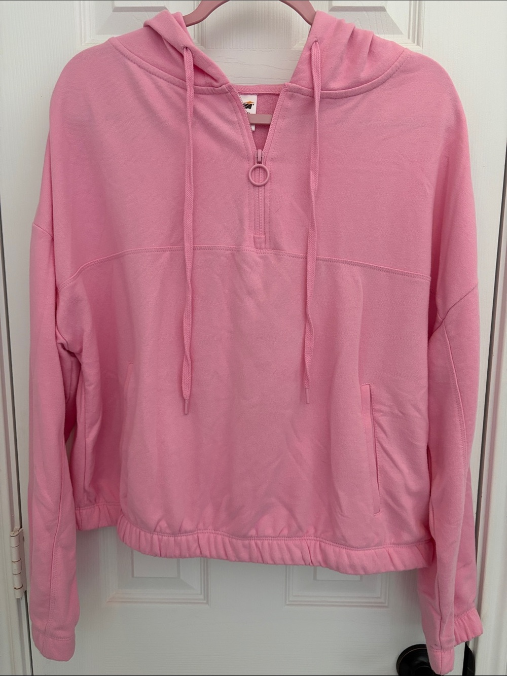 Avia Pink Half-Zip Hoodie Sweater